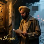 Sad and lonely mood representing dard bhari shayari.