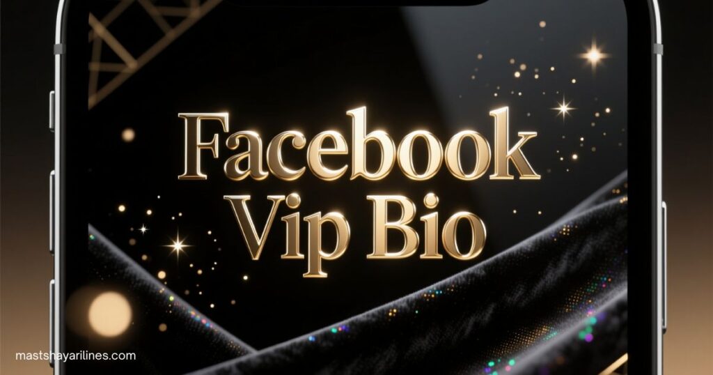 User profile with VIP badge for Facebook bio.