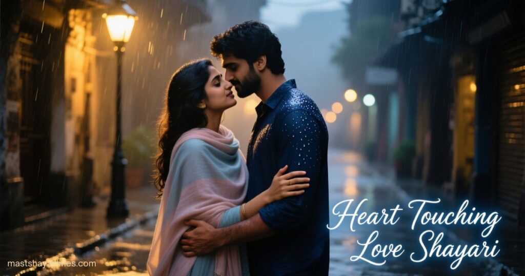 Romantic love shayari image expressing deep emotions.