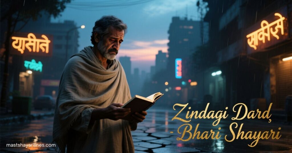 Person sitting alone, reflecting life’s pain.